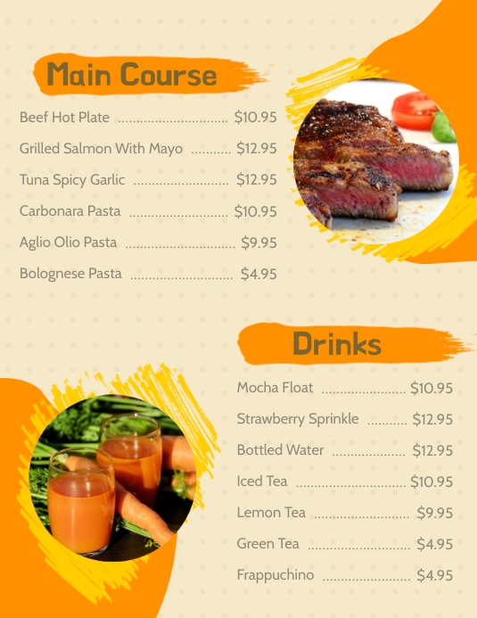 Launch Menu Flyer Template PosterMyWall