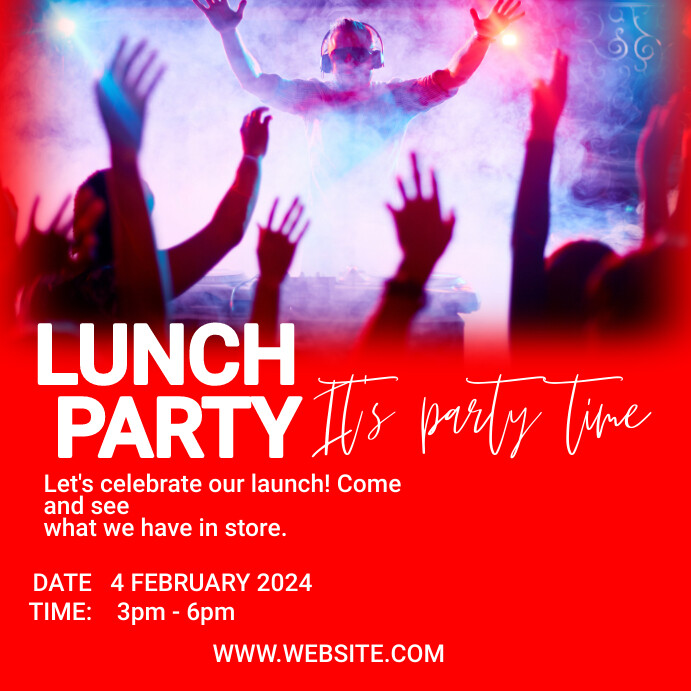 Launch party Template | PosterMyWall