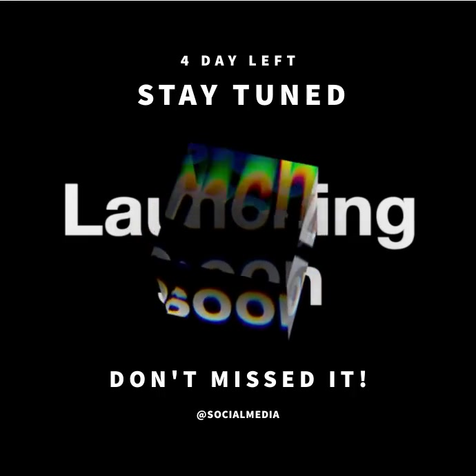 Launching Soon Template | PosterMyWall