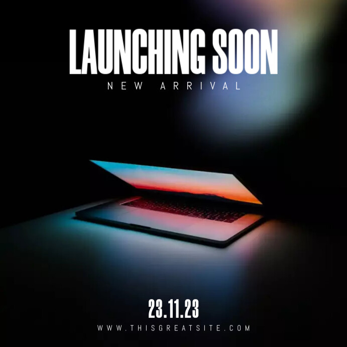 Launching Soon Notification Copy of Launching Soon New Arrival Electronic | PosterMyWall