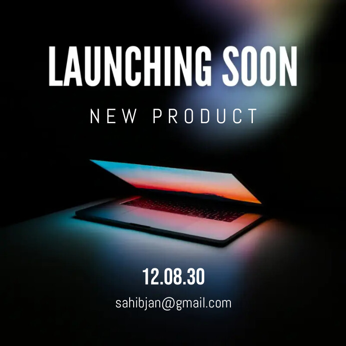 launching Soon new product Template | PosterMyWall