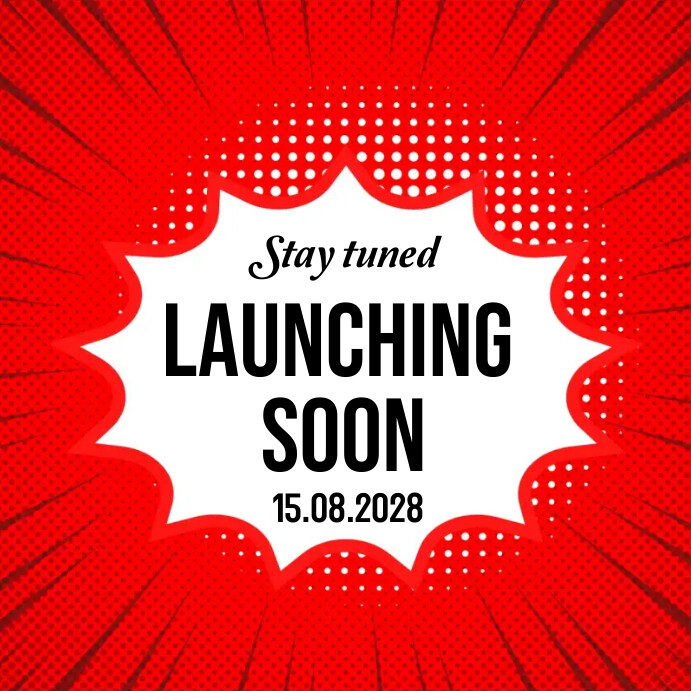Launching Soon Notification Plantilla de Launching soon templates | PosterMyWall
