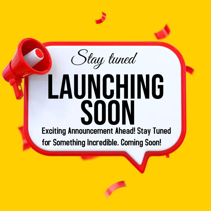 Launching Soon templates PosterMyWall
