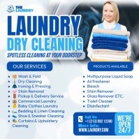 Laundry Dry Cleaning Iphosti le-Instagram template