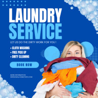 LAUNDRY SERVICES Instagram-Beitrag template