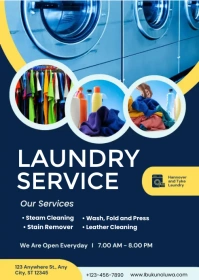 Laundry Services Template A6