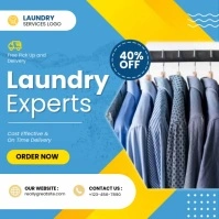 laundry services template Cuadrado (1:1)