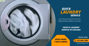 LAUNDRY SERVICES TEMPLATE Facebook Shared Image