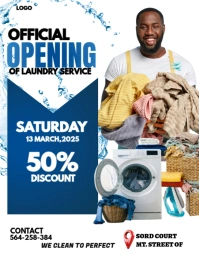 LAUUNDRY POSTER Poster/Wallboard template