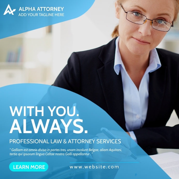 law u0026 attorney corporate advertising Template | PosterMyWall