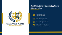 Law Attorney Business Card Template Postermywall