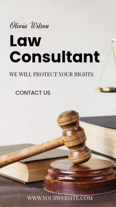 law consultant template Instagram Story