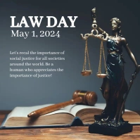 Law Day Flyer Post Instagram template