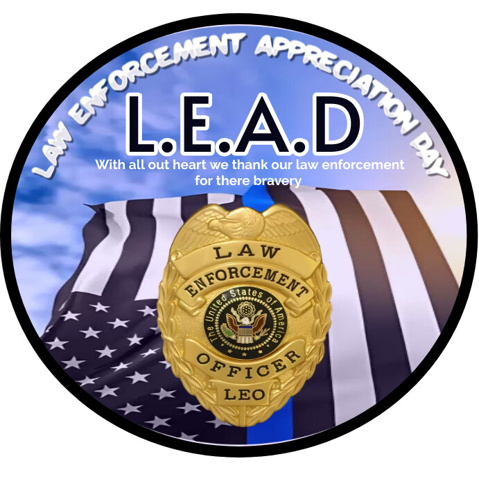 Law enforcement agent appreciation post Template | PosterMyWall