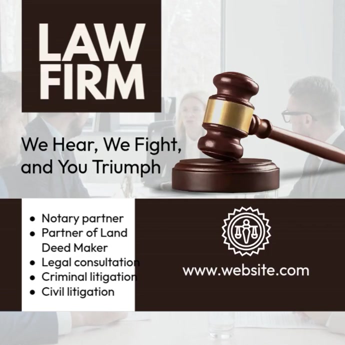 Law Firm Ads Template PosterMyWall