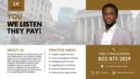 Law Firm Advertisement Banner Video template