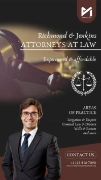 Law Firm Attorney Video Template Instagram 快拍
