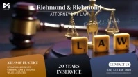 Law Firm Attorney Video Template Digital Display (16:9)