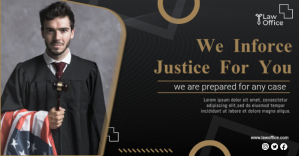 Law Firm ภาพที่แชร์บน Facebook template
