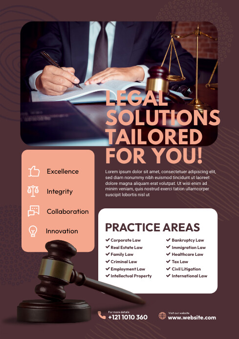 Law Firm Flyer Template | PosterMyWall