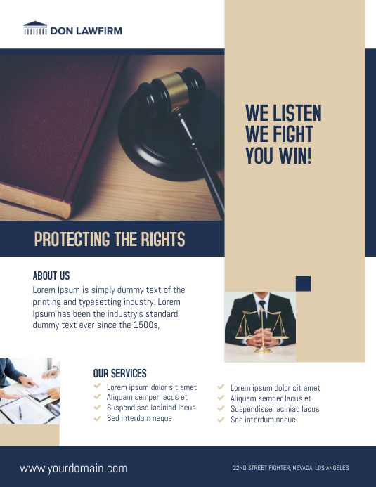 Law Firm Flyer Template | PosterMyWall