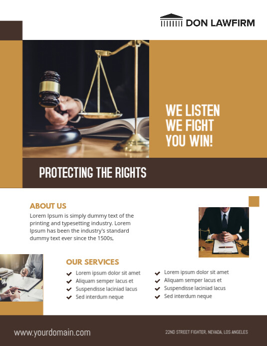 Law Firm Flyer Template | PosterMyWall