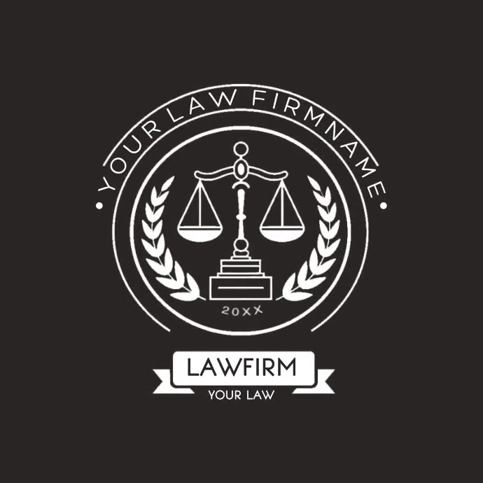 law firm logo, leagal logo, law balance logo template