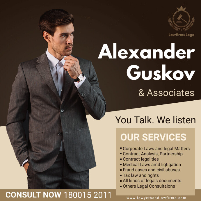 Copy of Law Firm Service Instagram Ad | PosterMyWall