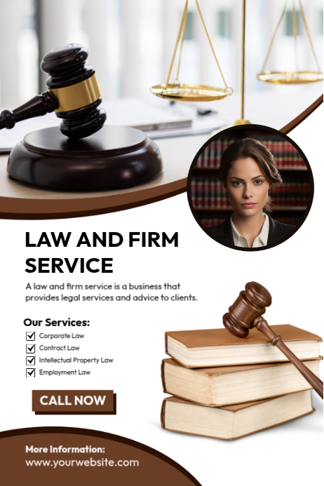 Plantilla de Law Firm Services Poster | PosterMyWall