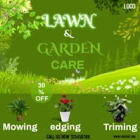 Lawn and Garden Square (1:1) template