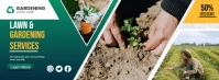 Lawn and Gardening AD Facebook-omslagfoto template