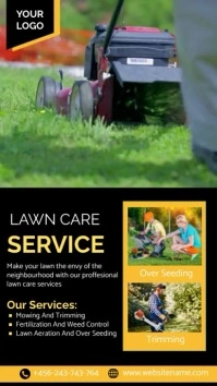 Lawn and gardening services (1) Instagram Story template