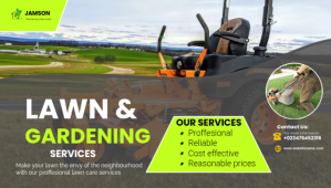 LAWN AND GARDENING SERVICES POSTER (1) Igama LeBhulogi template