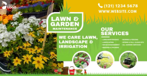 Lawn and Landscaping Immagine condivisa di Facebook template