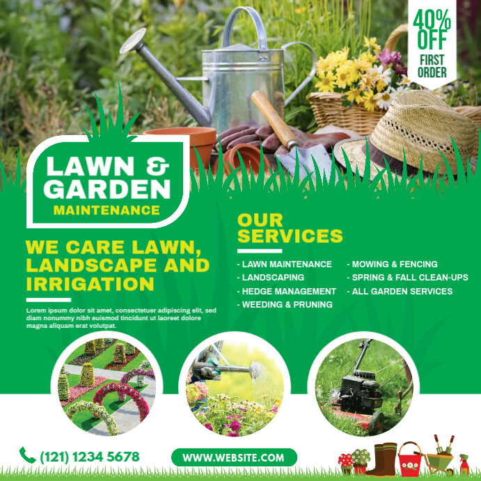 Customize 880 Lawn Service Flyer Templates Postermywall