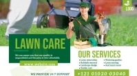 Lawn and Landscaping Services Twitter Post template