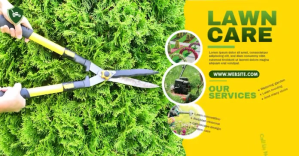 Amarillo Lawn Care Services Ibinahaging Larawan sa Facebook Template