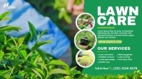 Lawn Care & Gardening Services Twitter Post template