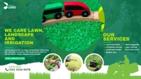 Lawn Care & Gardening Services Twitter Post template