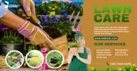 Lawn Care & Gardening Services Facebook Shared Image template