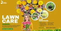 Lawn Care & Gardening Services Изображение, которым поделились на Facebook template