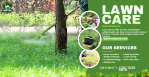 Lawn Care & Gardening Services Facebook 共享图片 template