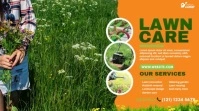 Lawn Care & Gardening Services Twitter Post template
