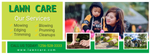 Lawn Care and Cleaning Service Facebook Header template
