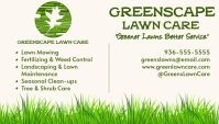 Lawn Care Business Card template