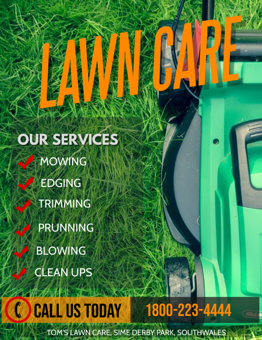 LAWN CARE Template PosterMyWall