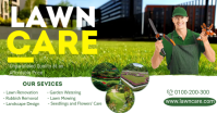 lawn care flyer Anuncio de Facebook template
