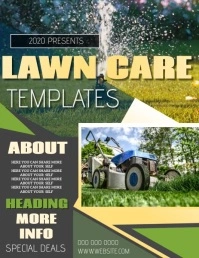 LAWN CARE FLYER POSTER TEMPLATE