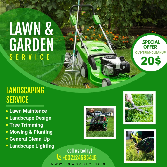 lawn care flyer template PosterMyWall lawn care flyer template PosterMyWall