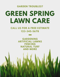 Customize 350 Lawn Service Templates Postermywall